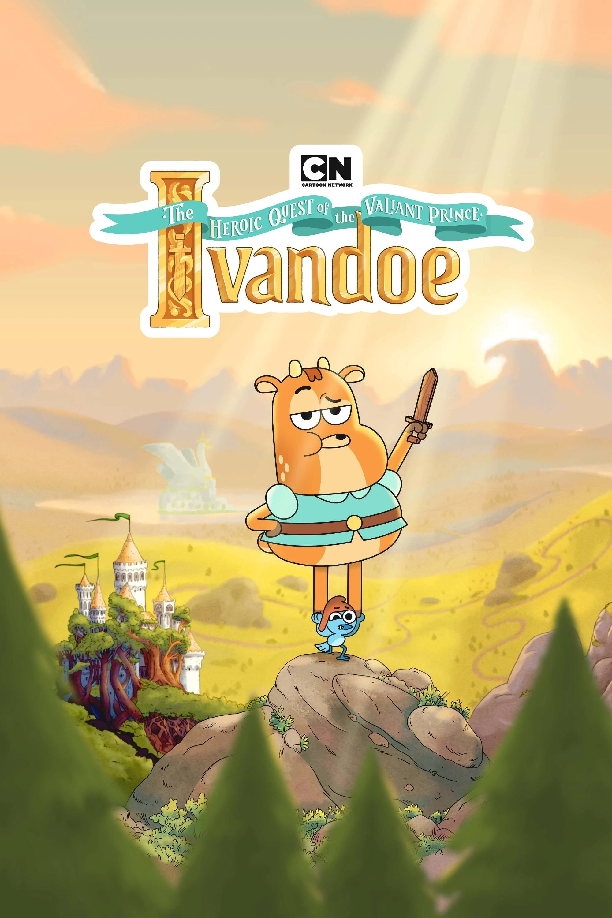 Poster  de The Heroic Quest of the Valiant Prince Ivandoe en inglés