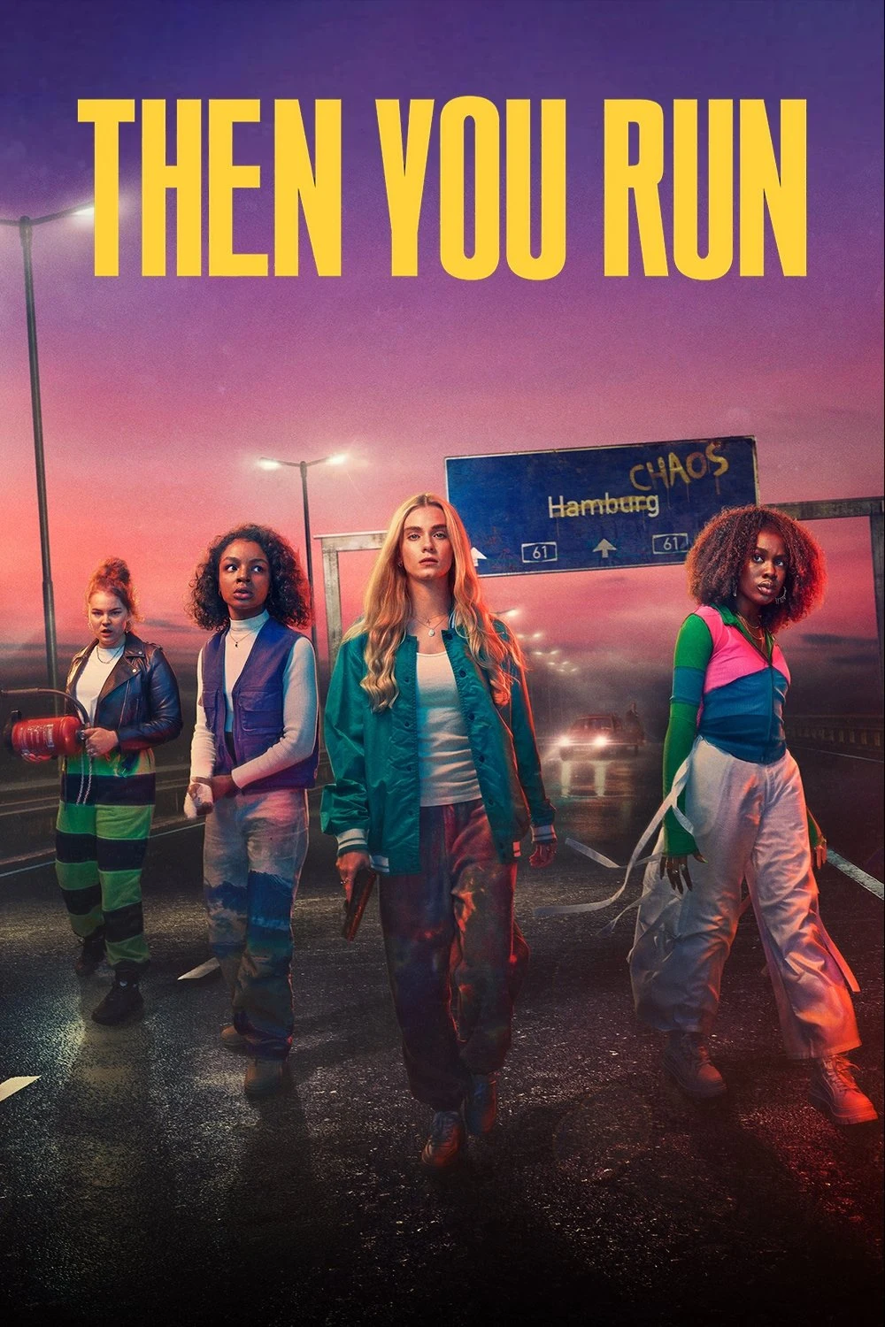 Poster  de Then You Run en inglés
