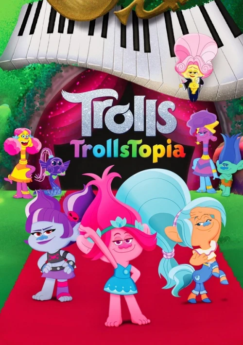 Poster  de la temporada 2 de Trolls: TrollsTopia
