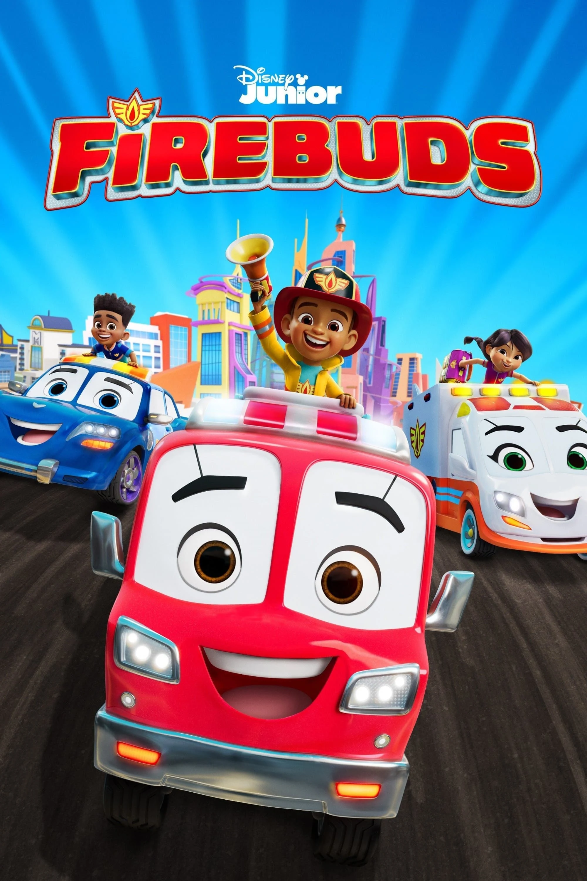 Poster  de Firebuds en inglés