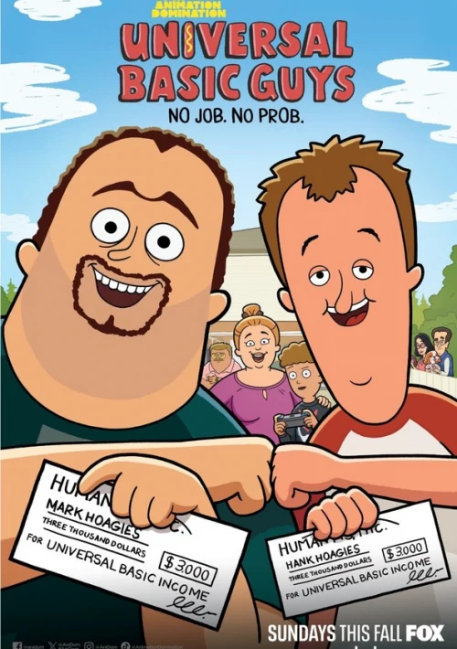 Poster  de la temporada 1 de Universal Basic Guys