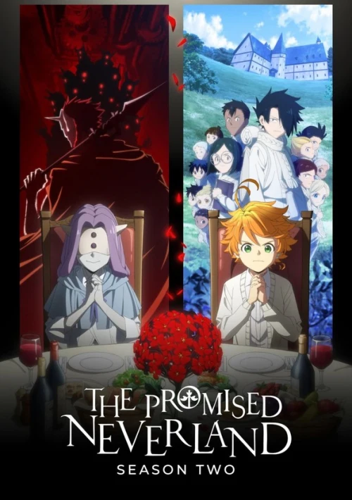 Poster  de la temporada 2 de Yakusoku no Neverland