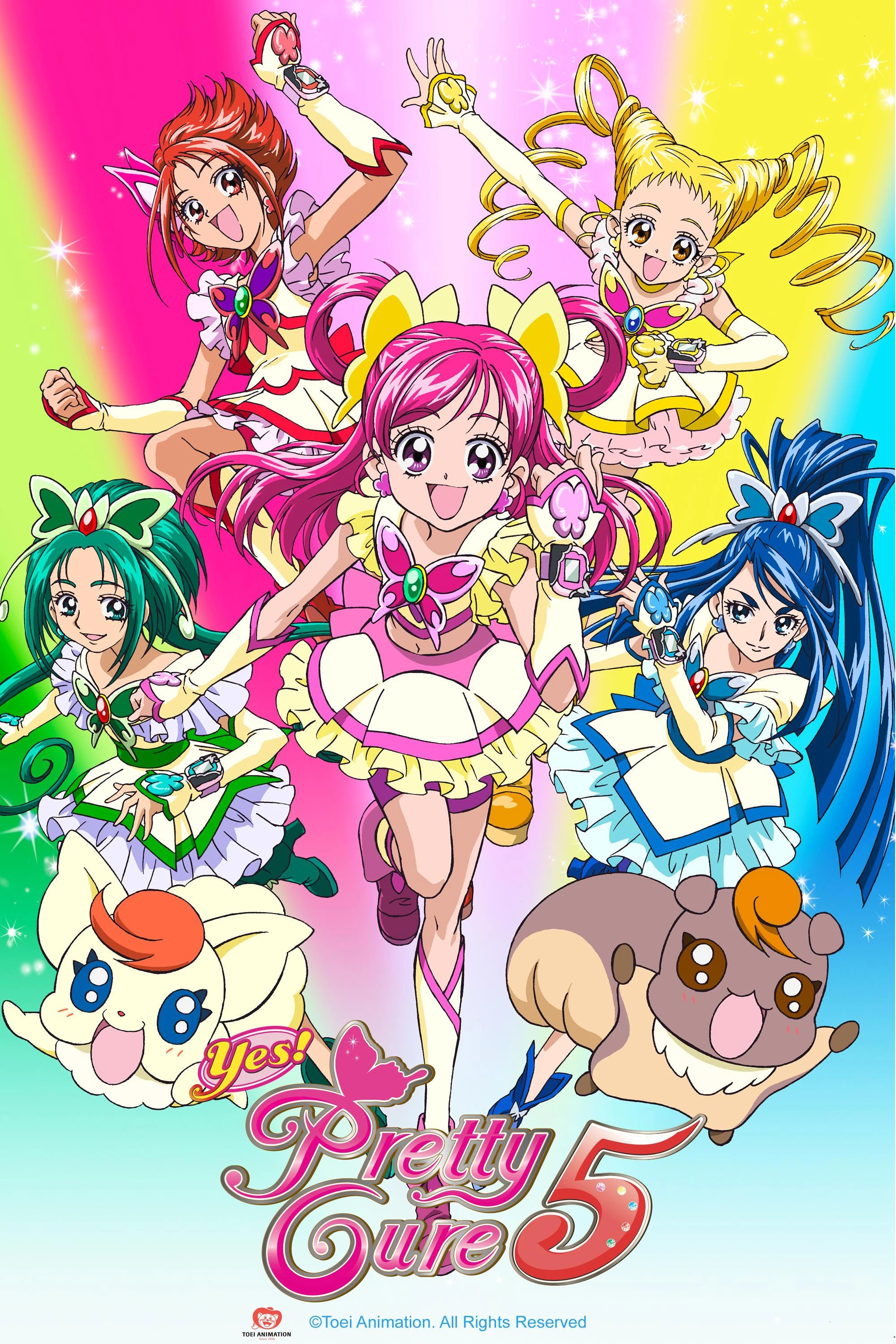 Poster  de Yes! PreCure 5 en inglés