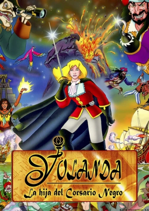 Poster  de la temporada 1 de Jolanda, la figlia del Corsaro Nero