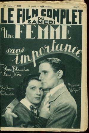 Une femme sans importance