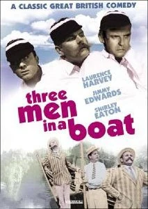 Tres hombres en una barca