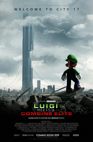 Luigi Meets a Combine Elite Luigi Meets a Combine Elite