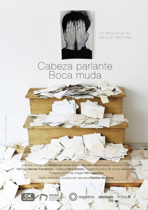 Cabeza parlante. Boca muda