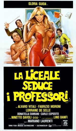 La colegiala seduce a los profesores