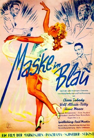 Máscara azul