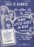 Three Little Girls in Blue