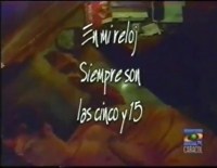 En mi reloj siempre son las 5 y 15