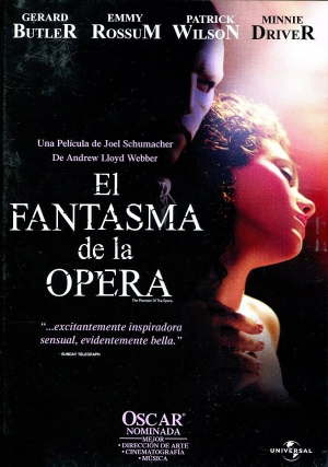 El fantasma de la ópera de Andrew Lloyd Webber