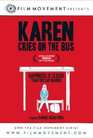 Karen llora en un bus