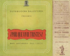 ¿Por qué vivir tristes?