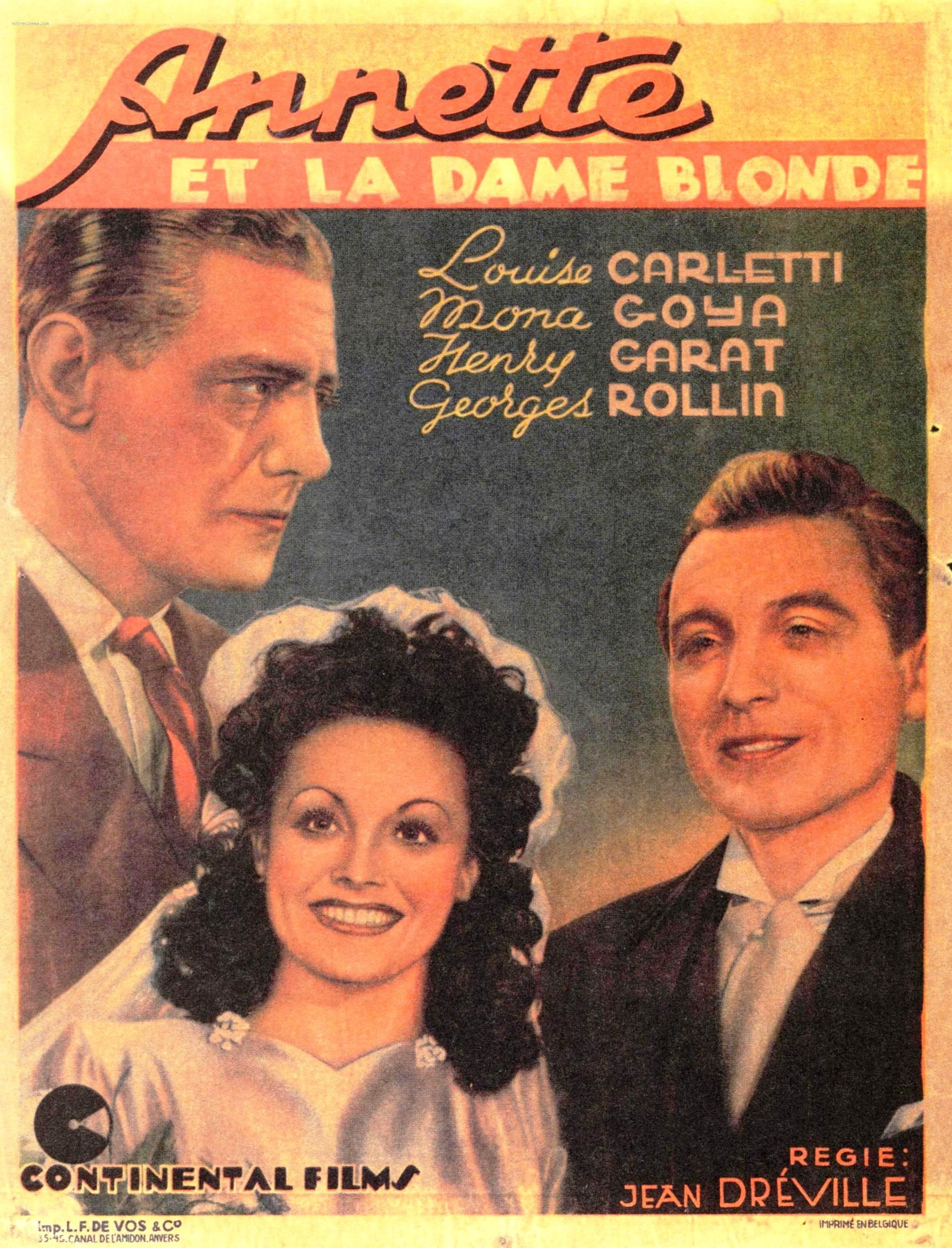 et la Dame blonde Película 1942