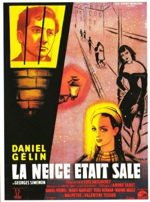 La neige était sale