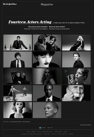 14 Actors Acting