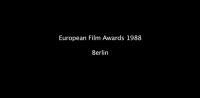 The 1988 European Film Awards