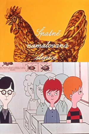 Spatne namalovaná slepice