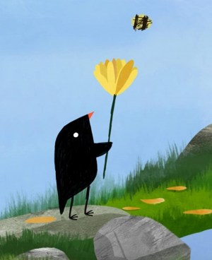 El pajarito y las abejas