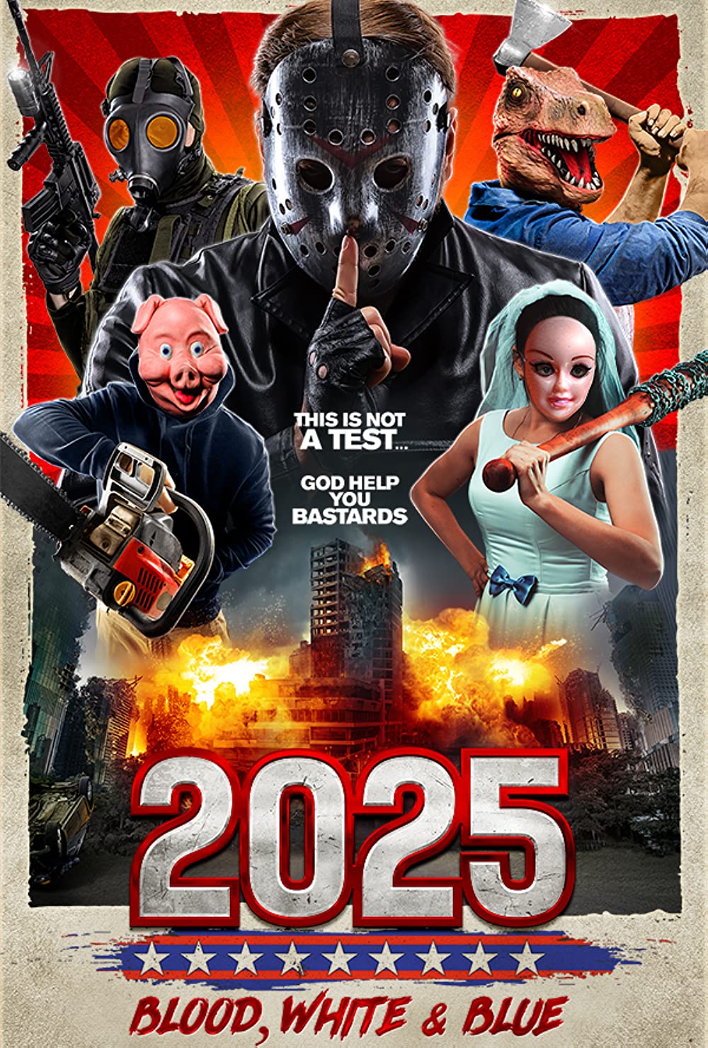 2025 Blood, White & Blue Película 2022