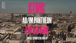 Sting au Panthéon - FIP 50 ans