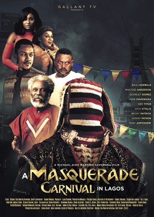A Masquerade carnival in Lagos A Masquerade carnival in Lagos