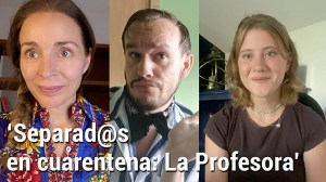 Separad@s en cuarentena: La profesora
