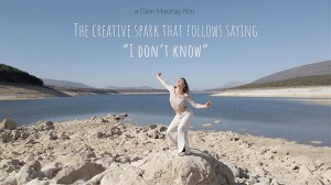 The creative spark that follows saying I Don't Know