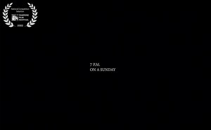 7 P.M. on a Sunday