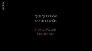 Quelque chose qui vit et brûle