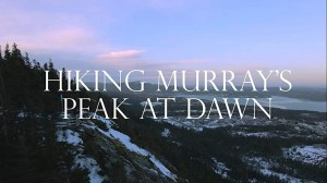 Murray's Peak Hiking Trail at Dawn, Holyrood, Newfoundland