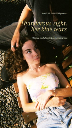 Thunderous sight, her blue tears