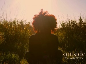 Outside