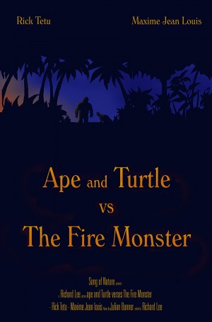 Ape and Turtle Versus the Fire Monster
